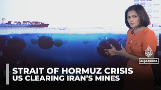 US Navy clears Iranian sea mines from Strait of Hormuz after six-week disruption