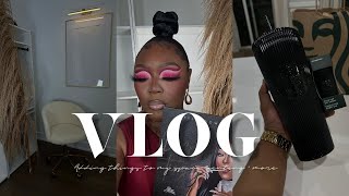 VLOG---ADDING MORE DECORATIONS TO MY OFFICE/BEAUTY SPACE, BULLS GAME ,VENTING + MORE | BRIANA MARIE
