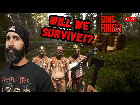 Exploring Sons of the Forest for the First Time with the Squad | Part 1