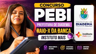 Concurso PEBI da Prefeitura de Diadema 2026: Raio-X da Banca Instituto Mais