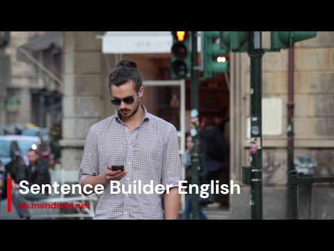 Sentence Builder english