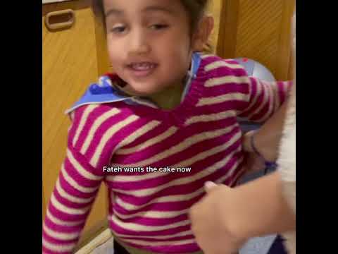 How to make cake with kids/Punjab in Sydney/fun small cake 🍰