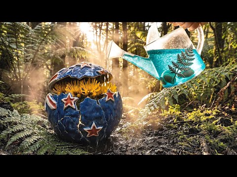 Oddly Satisfying Flag to Flower Sphere Dissolve Sounds