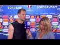 Hot French journalist flirting with Manuel Neuer