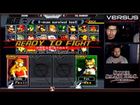 VS Weekly 5/08/16 - Losers R7 - TGL|Shamunt (Sheik) vs Zidane (Fox) - Melee