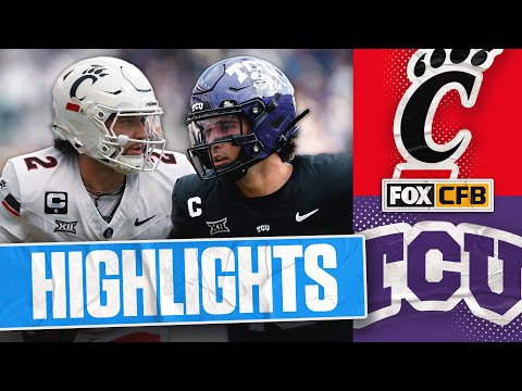 Cincinnati Bearcats vs. TCU Horned Frogs Highlights | FOX College Football