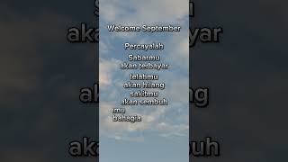 Download lagu Welcome September - Selamat datang bulan September #statuswa #storywa #shorts mp3