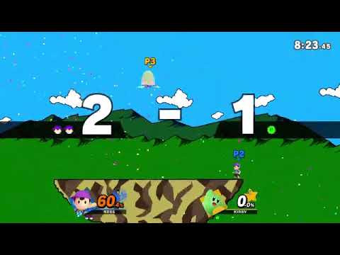 Stage Fight Against Dylan as (Green) Kirby #1