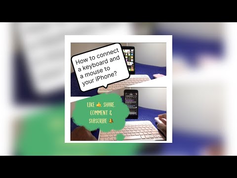 How to connect a keyboard and mouse to your iPhone? (2022)