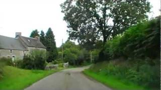 preview picture of video 'Driving On The D20 From La Croix-Tasset To Le Loc'h, Brittany, France'