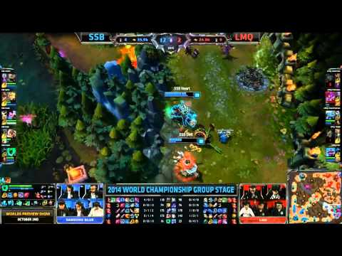 Samsung Blue The Deft Show - SSB vs LMQ (S4 Worlds)