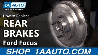 How to Replace Rear Drum Brakes 00-08 Ford Focus