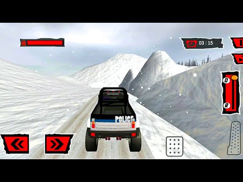 Offroad Jeep White Snow Mountain Driving Game - Jeep Games - Police Jeep Racing Game