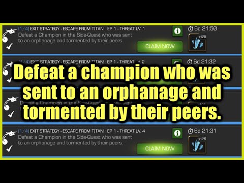 Defeat a champion who was sent to an orphanage and tormented by their peers | MCOC