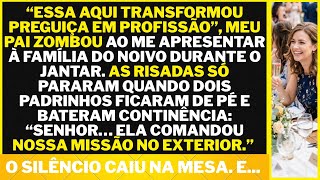 Meu pai me chamou de inútil no casamento da minha irmã — até os fuzileiros surgirem e calarem todos.