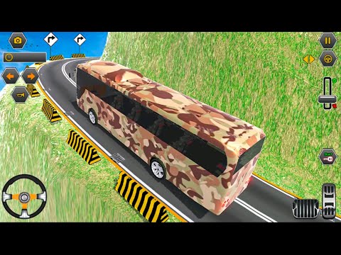Army Bus Parking & Driving Game 🚍 | Simulator 3D Android Gameplay 2026