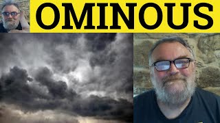🔵 Ominous Meaning - Ominously Defined - Ominous Examples - GRE Vocabulary - Ominous