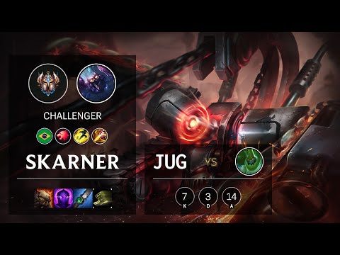 Skarner Jungle vs Zac - BR Challenger Patch 10.15
