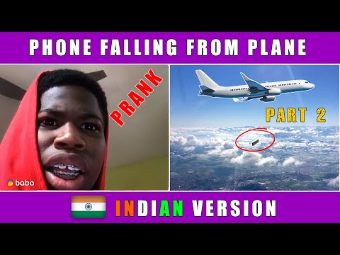 PHONE FALLING FROM PLANE PRANK PART 02 - INDIAN VERSION | SIBINISM | BABO THE NEW VERSION OF OMEGLE
