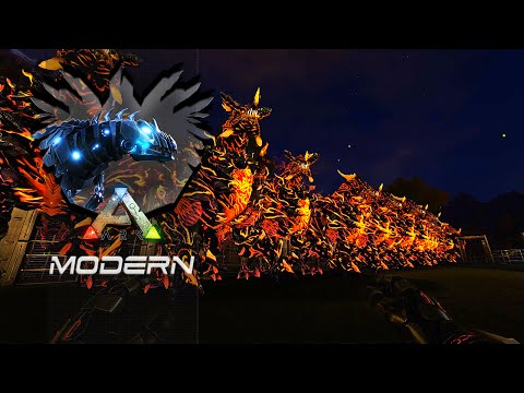 ARK Mods The Center T2EP43 - O Exercito de Dragon God & Upgrade Conquistado!