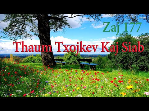 Zaj 177  Thaum txoj kev kaj siab - Nkauj qhuas Vajtswv - Tawm tshiab 2022