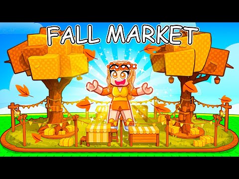 The NEW Fall Market UPDATE in Roblox Grow a Garden!