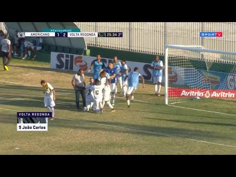 Carioca 2019 Série A - Americano 1 x 2 Volta Redonda - 2ª Fase -Taça Guanabara - 4ª Rodada