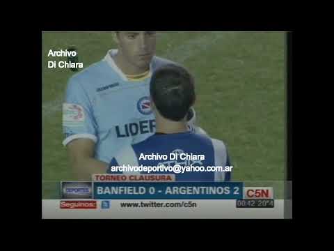 Football Clausura Tournament Banfield vs Argentinos Juniors 0 to 2 (2011)