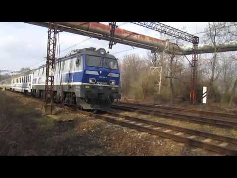 EP09-005 (EU: 150 016-0) z iC 6302 "KOSSAK" (WR.GŁ.-PRZEM.GŁ.) - przelot przez BROCHÓW