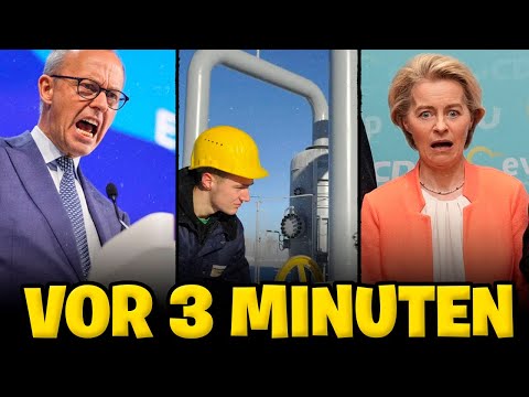 🚨 SHOCKING: Ursula and Merz's policies HAVE DESTROYED Germany's gas supply TODAY!