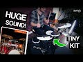 Toontrack EZdrummer 3 sounds triggered from tiny Roland TD-02KV e-drums 