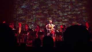 Ayub Ogada performing with the Netherlands Wind Ensemble