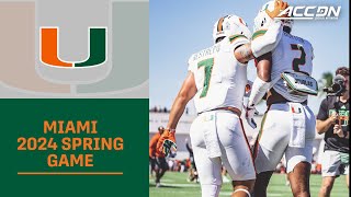 2024 Miami Hurricanes Spring Football Game