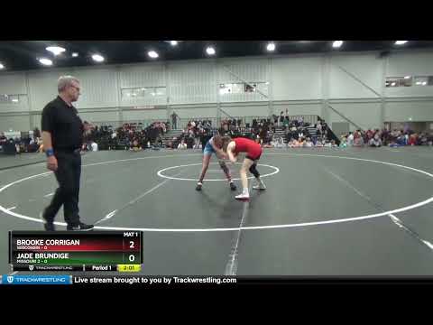 100 Lbs Round 3 (8 Team) - Brooke Corrigan, Wisconsin Vs Jade Brundige, Missouri 2 701d