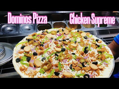Dominos New Yorker Chicken Supreme Pizza This is Primum Flavour 🍕😍