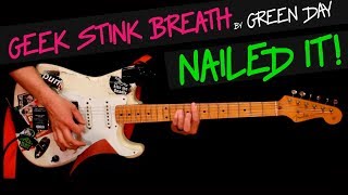 Geek Stink Breath - Green Day guitar cover by GV + chords