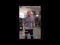 Live Workout With Body Building Legend Bill Grant 5 5 20 Training Shoulders Arms With Dumbbells