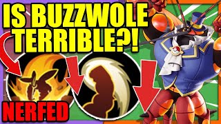 How STRONG is BUZZWOLE really after the NERFS?! | Pokemon Unite