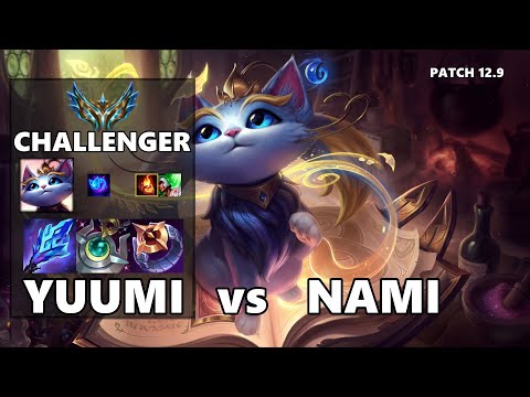 SEASON 12 CHALLENGER Support Gameplay - YUUMI vs NAMI Patch 12.9