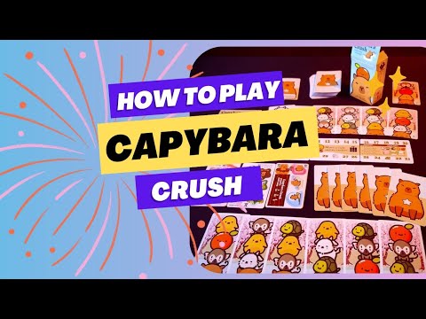 How to play Capybara Crush - Tutorial: Multiplayer, Solo and Solo playthrough 