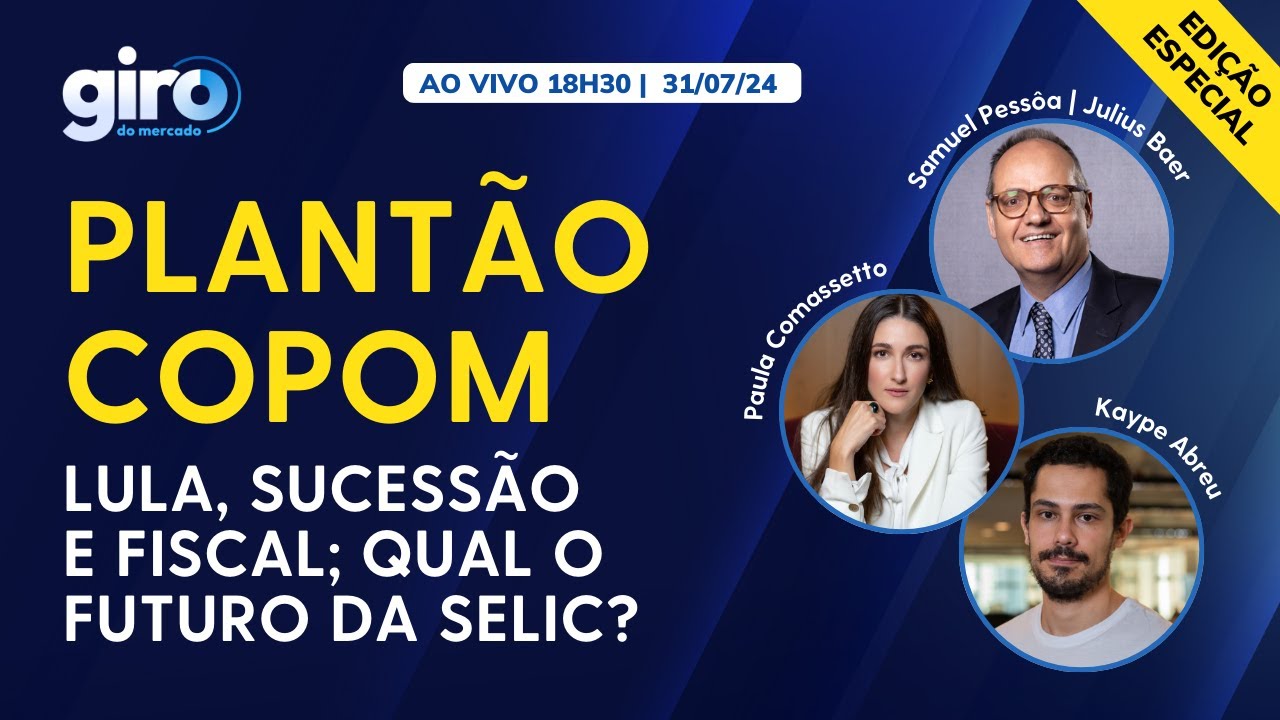🔴 18:30 ESPECIAL COPOM E FOMC AO VIVO | DECISÃO DE JUROS, RISCO FISCAL E LULA