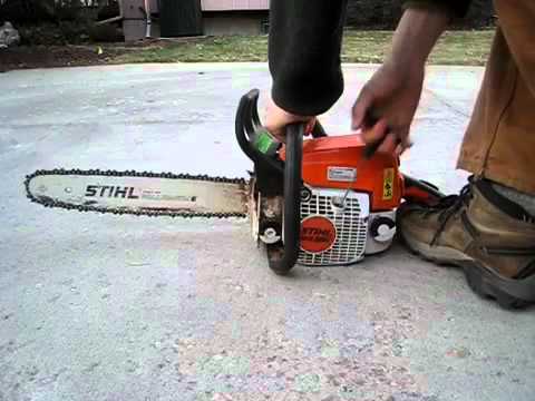 Stihl ms250 start