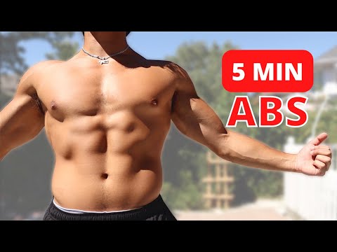 5 MIN. EFFECTIVE AB WORKOUT (No Equipment Needed)