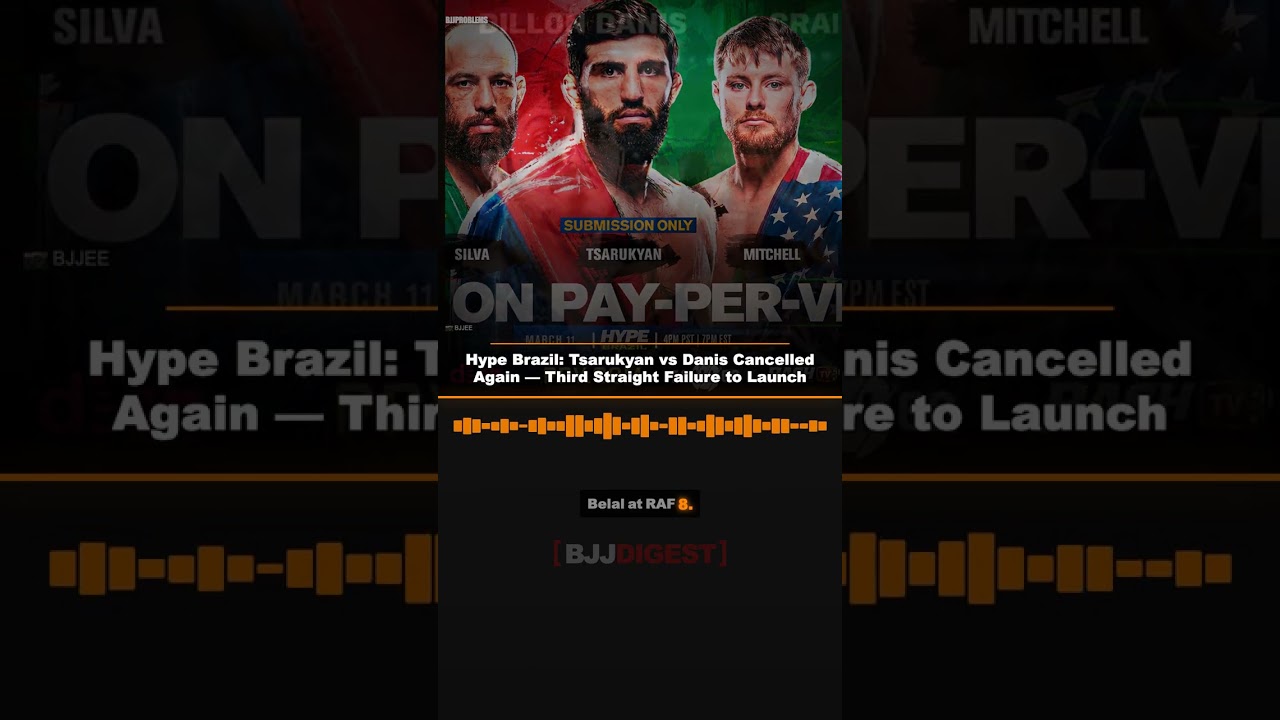 Danis Has Now Cancelled Four Straight Grappling Matches #Shorts