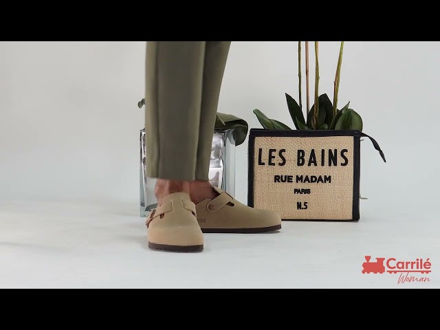 Vídeo relacionado con BIRKENSTOCK Zuecos Kay Pro de piel edición limitada, zapatos de piel de alta calidad con plantilla anatómica, Blanco, 42 EU Estrecho