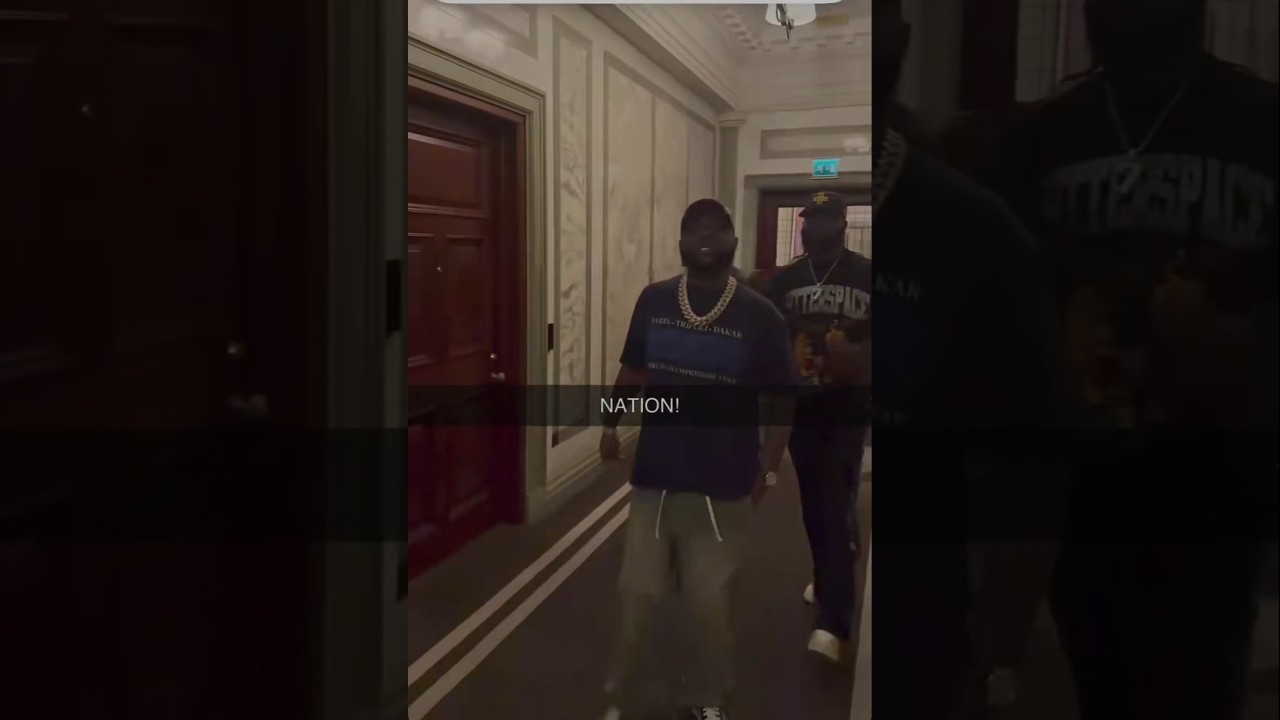 Davido and his crew stepped out in London last night to celebrate Gov Adeleke’s electoral win