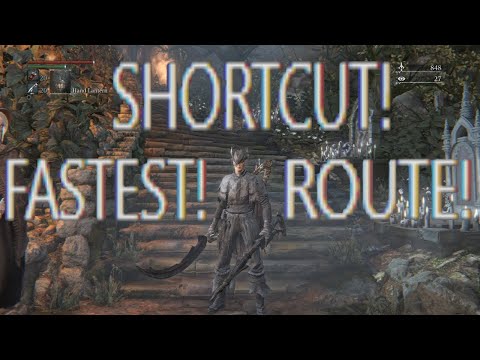 Fastest Route To The Living Failures Through The Research Hall and Shortcut in Bloodborne!