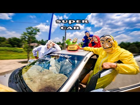 Money Heist As A Taxi Driver | A Police Car ( comedy by phung parkour )