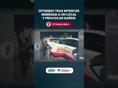 🚨 Intentaba robar en una obra de B° San Vicente, fue detenido en el acto