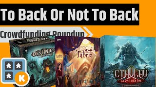To Back Or Not To Back - Cthulhu: Death May Die, 20 Strong, Queen&#39;s Dilemma &amp; More!!!